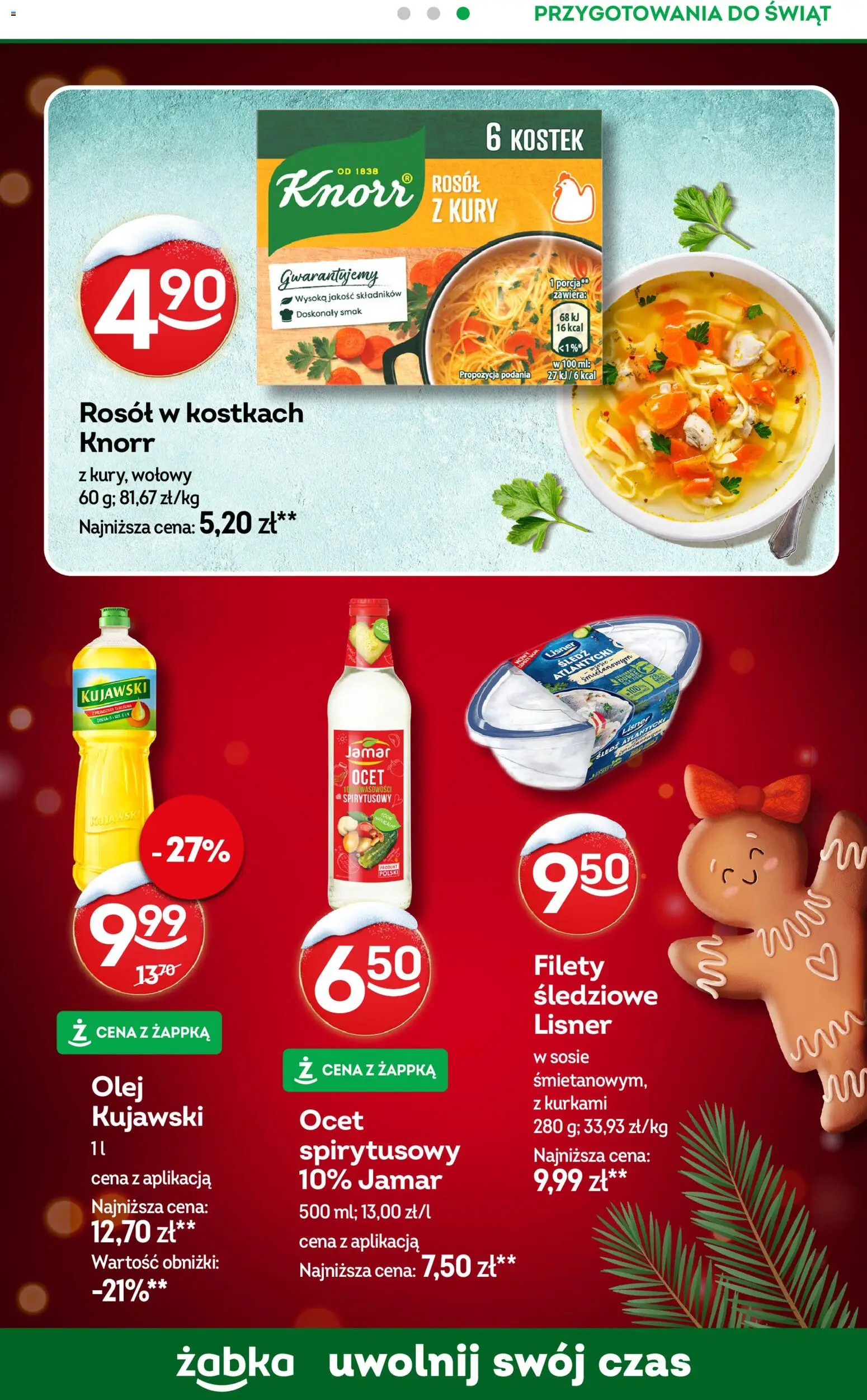 Żabka Gazetka - Codzienne produkty od 17.12.2025 | Strona: 12 | Produkty: Ocet, Olej