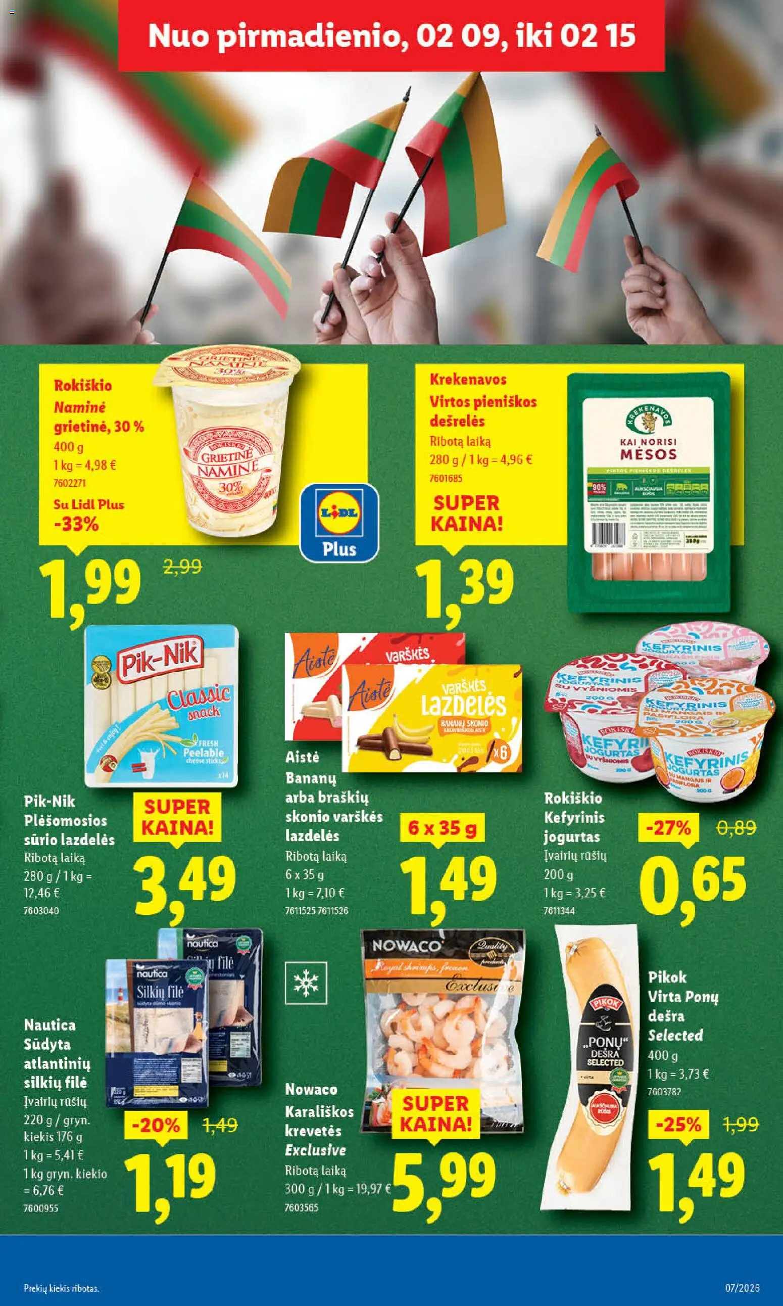 LIDL akcijos nuo 09.02.2026 | Puslapis: 13