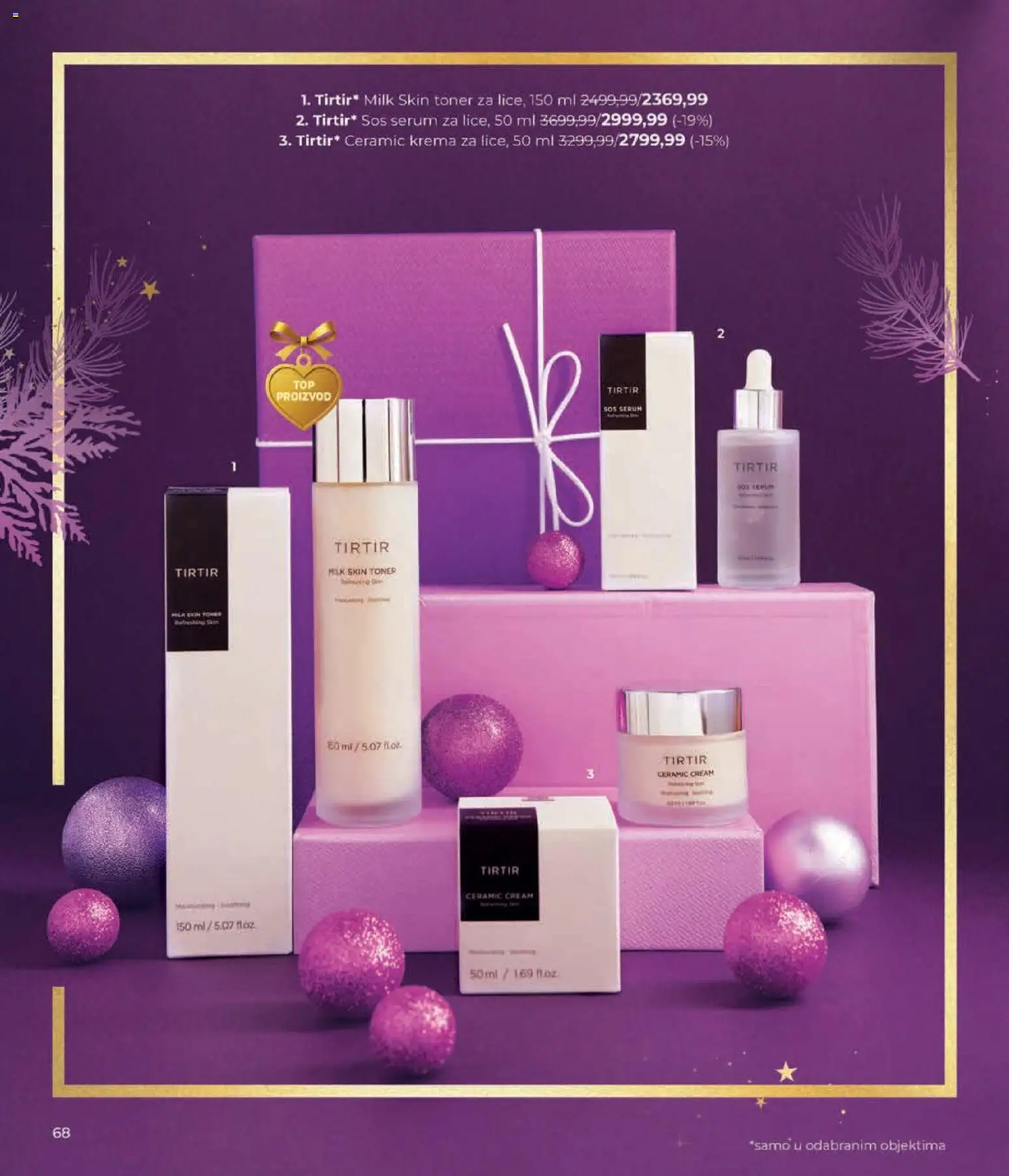 Lilly drogerie katalog - važi od 01.12.2025 | Strana: 68 | Proizvode: Sos, Krema, Toner