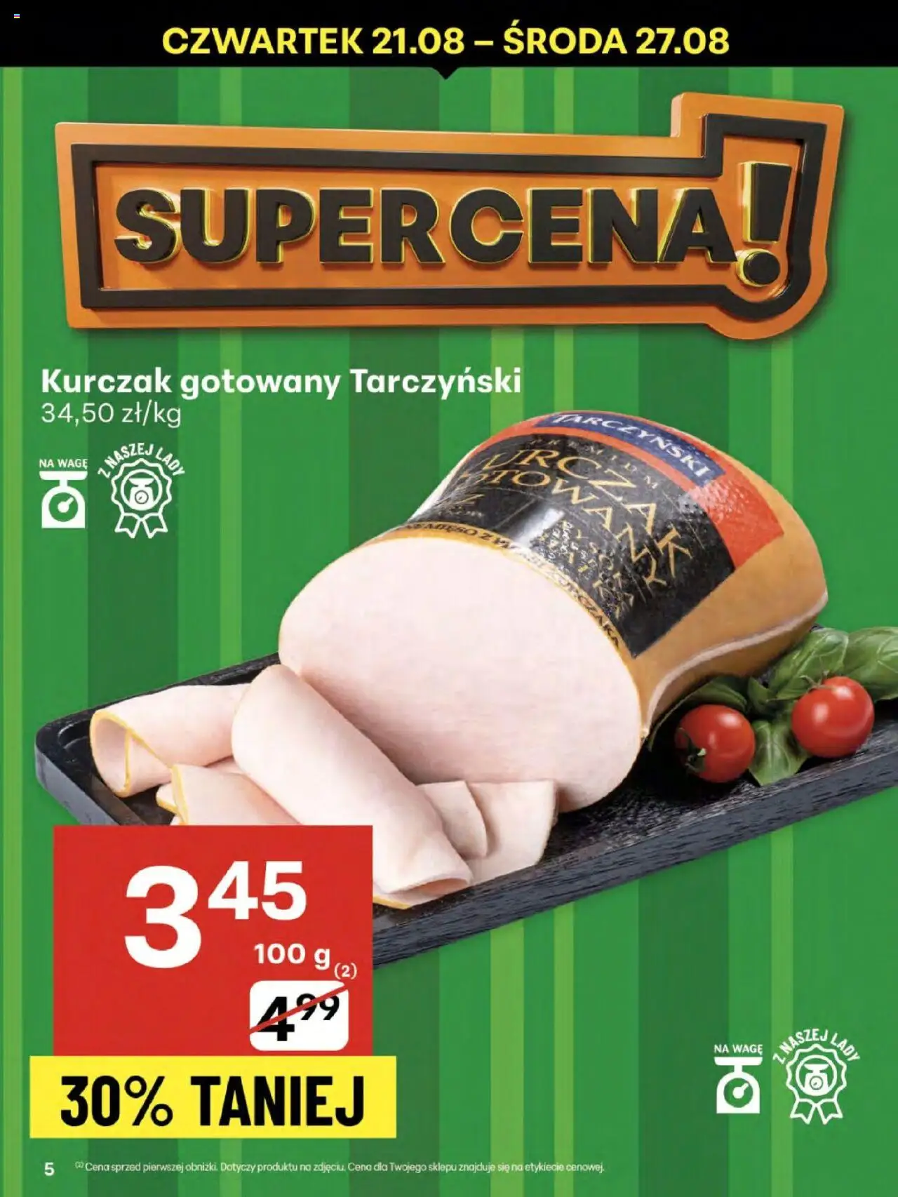 Delikatesy Centrum Gazetka od 21.08.2025 | Strona: 5 | Produkty: Kurczak