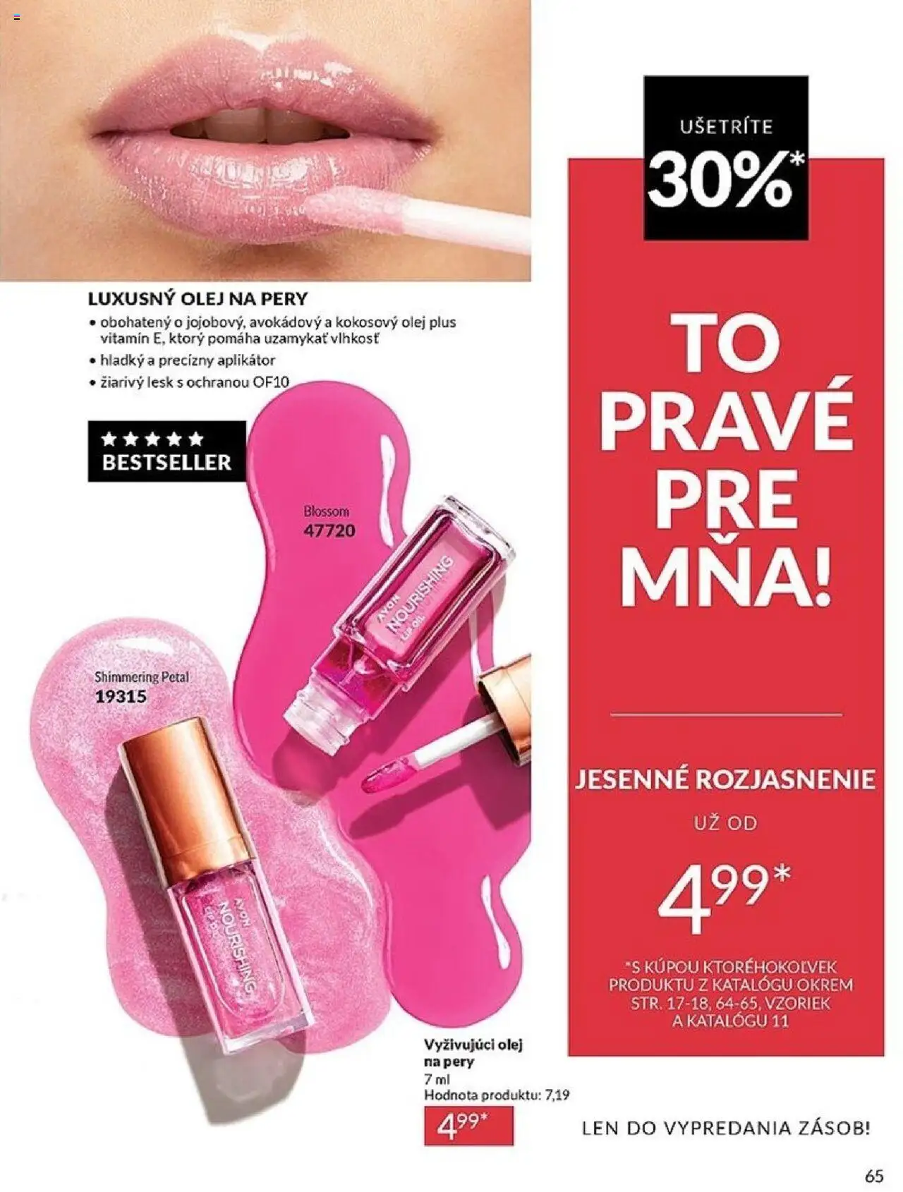 Nové Avon akcie – leták je platný od 01.10.2025 | Strana: 65 | Produkty: Olej