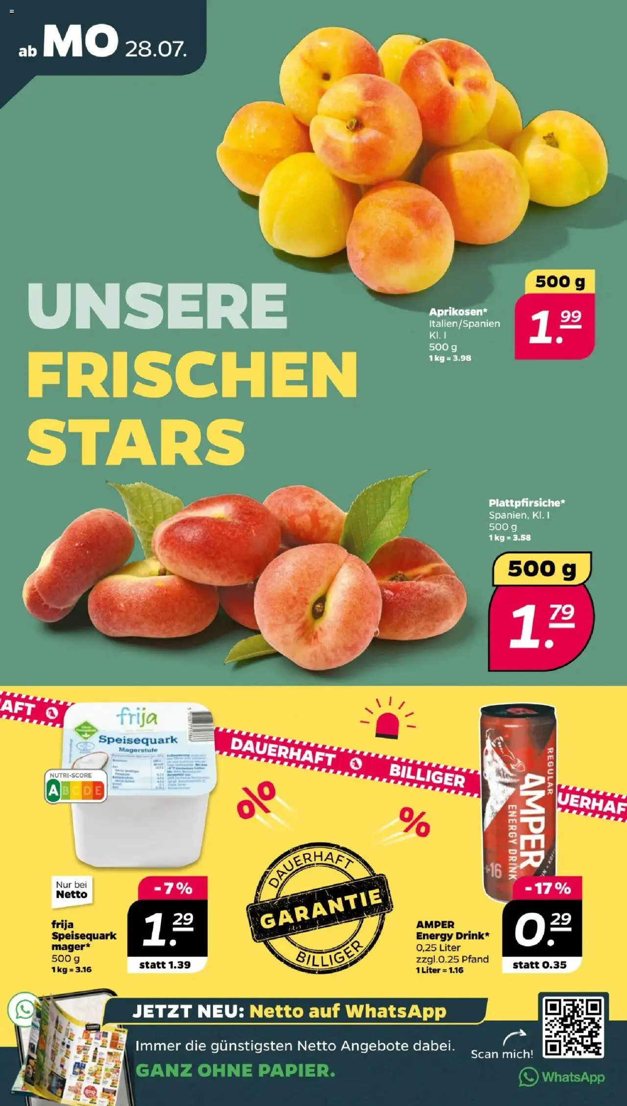 Netto Prospekt 	 - gültig ab dem 28.07.2025 | Seite: 2 | Produkte: Energy, Speisequark