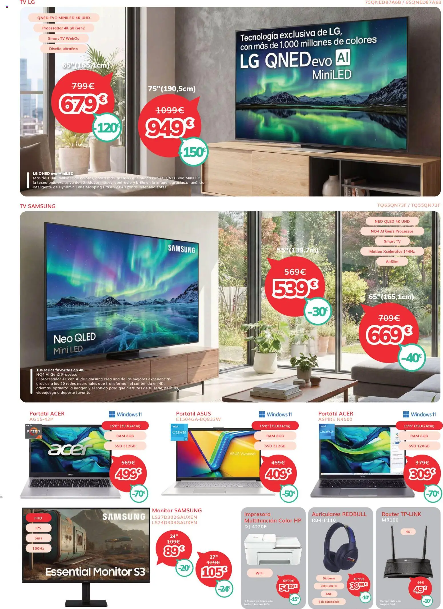 Mi Electro folleto │ válido desde el 01.03.2026 | Página: 7 | Productos: Monitor, Impresora, Auriculares