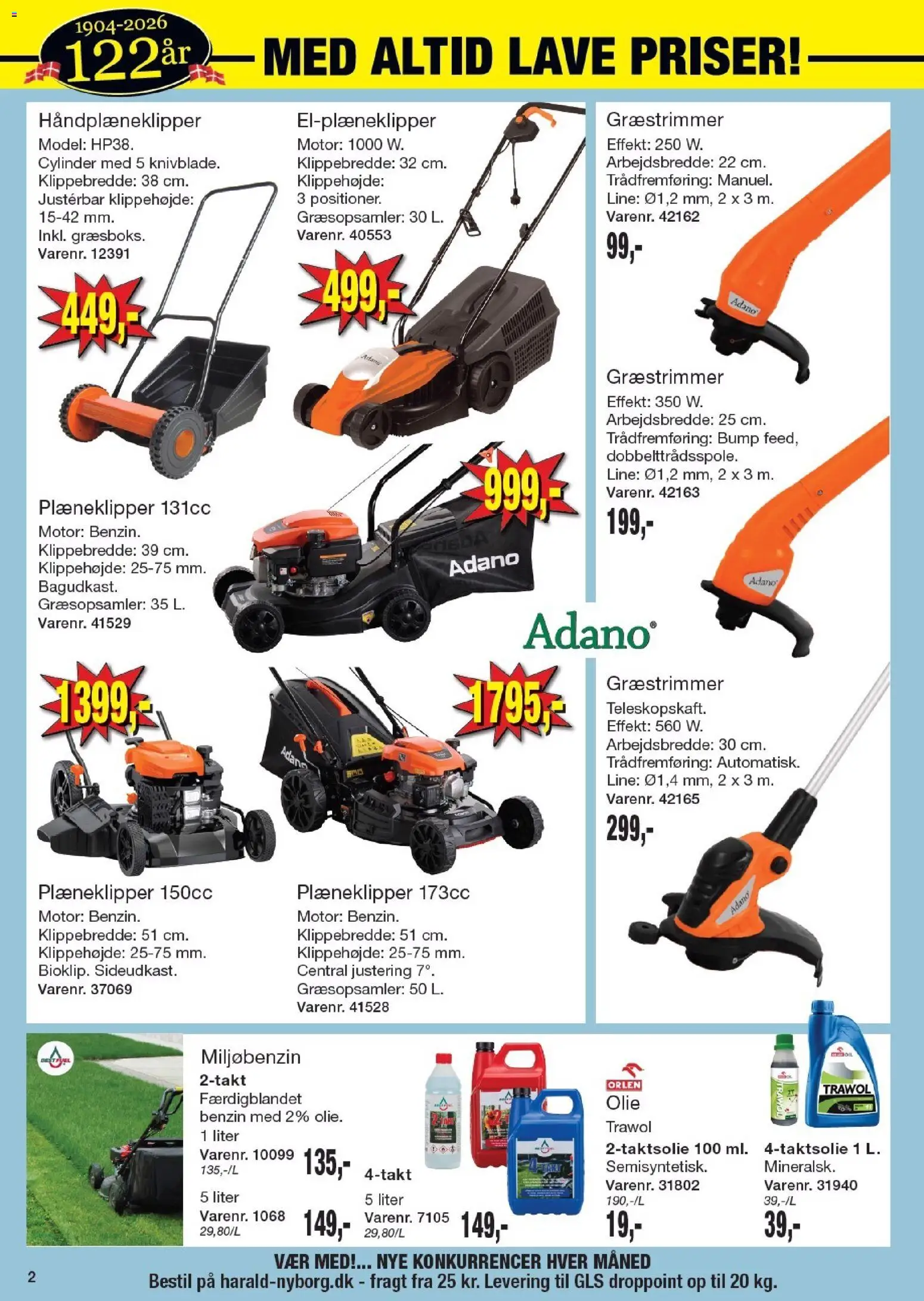 Harald Nyborg tilbudsavis – gyldig fra 05.03.2026 | Side: 2 | Produkter: Olie