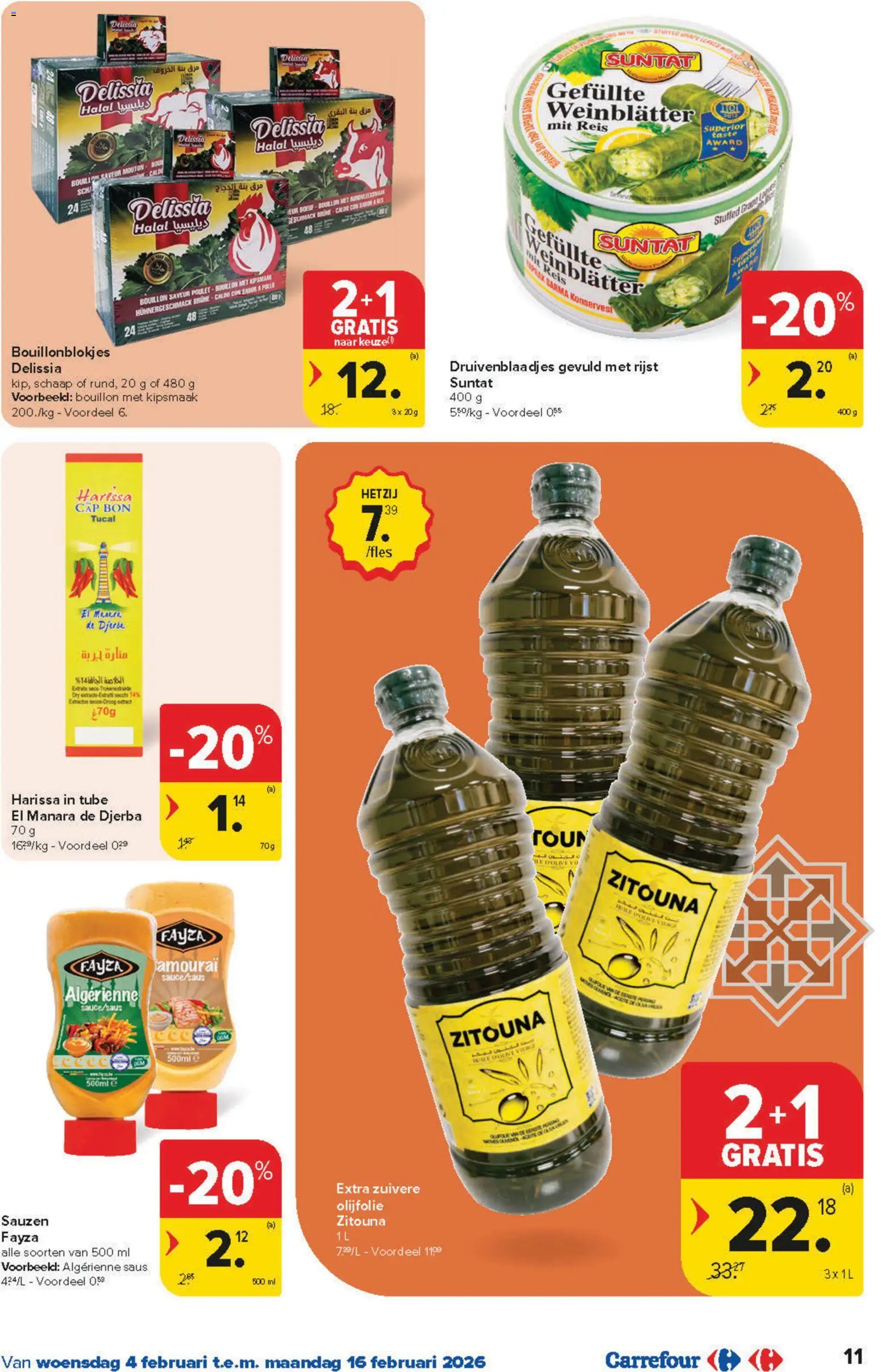 {H1} | Pagina: 11 | Producten: Olijfolie, Rijst, Saus