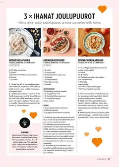 K-Citymarket-mainoslehti voimassa 03.12.2025 alkaen | Sivu: 27