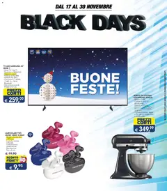Anteprima del volantino Esselunga S Black Days Torino catalogo valido a partire dal 17.11.2025
