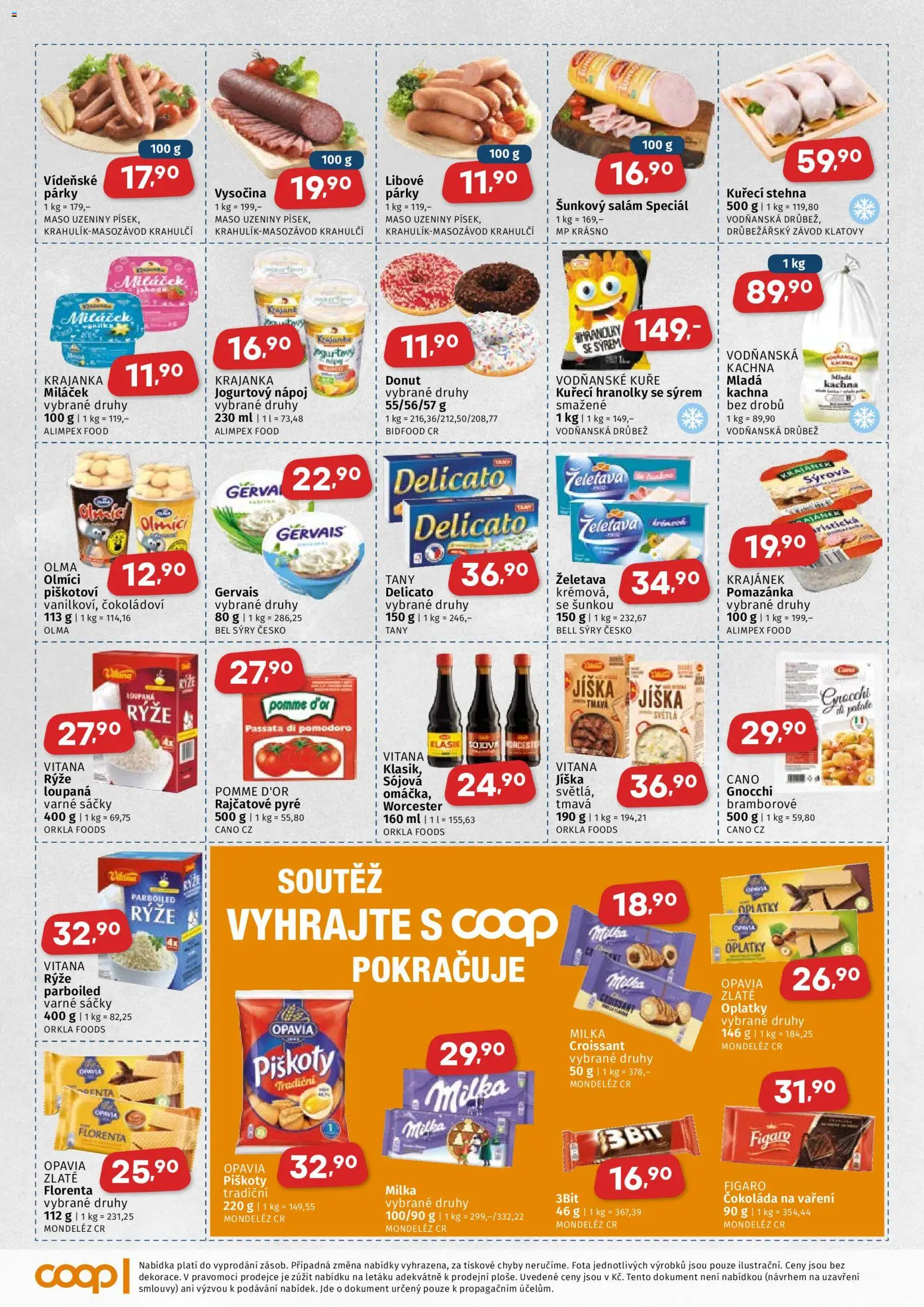 Coop leták - Středočeský region od 22.10.2025 | Strana: 2 | Produkty: Donut, Salám, Rýže, Uzeniny