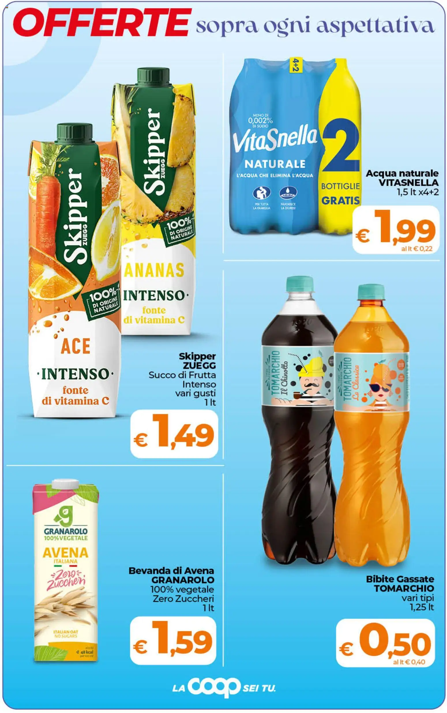 Volantino Ipercoop del 07.04.2026 | Pagina: 6 | Prodotti: Frutta, Ananas, Acqua naturale, Bibite