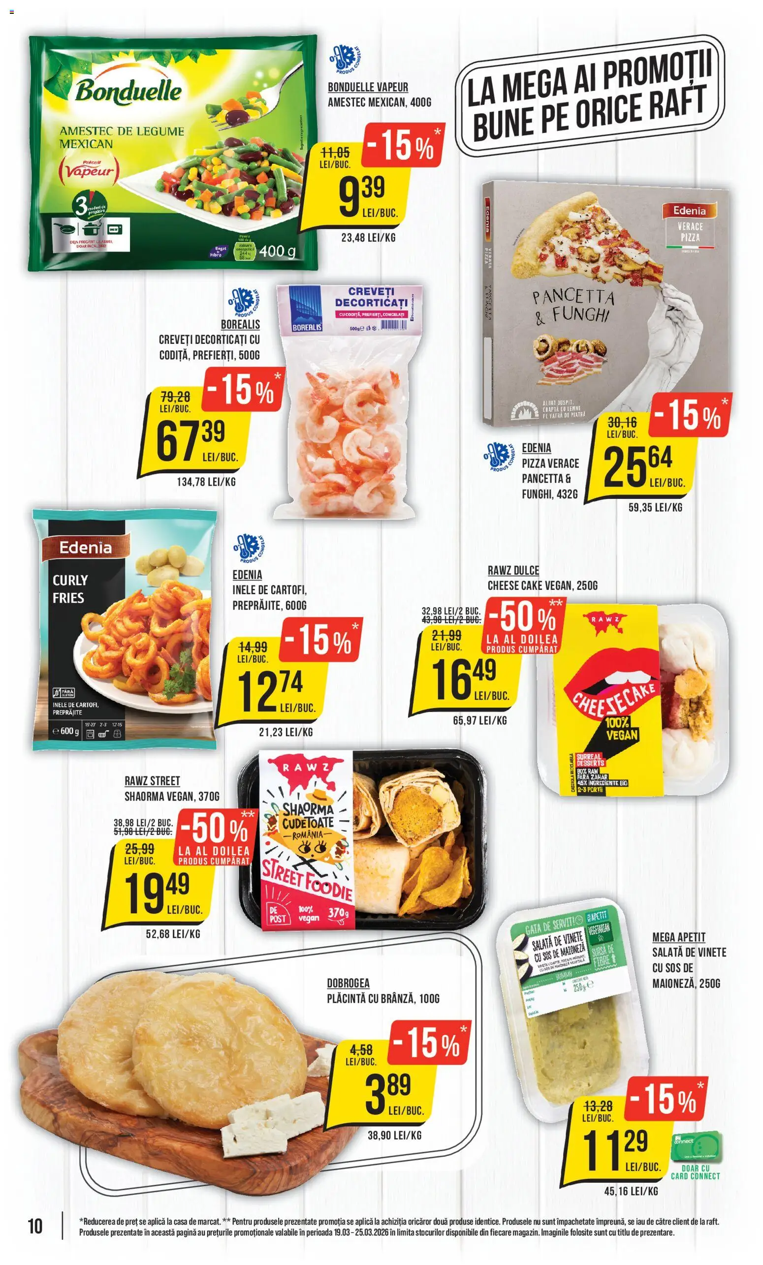 Noul catalog Mega Image Catalog – valabil de la 19.03.2026 | Pagină: 10 | Produse: Pară, Aluat, Salată, Zahăr