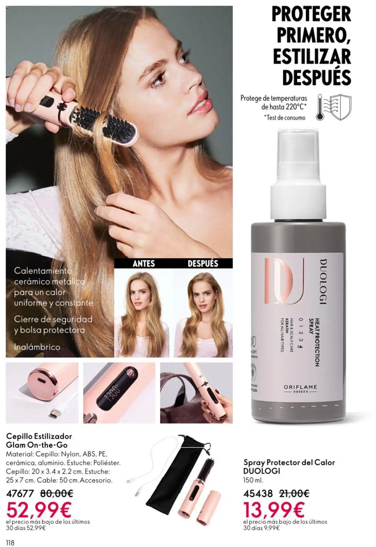 Oriflame - Catálogo Campaña 13 │ válido desde el 14.09.2025 | Página: 118 | Productos: Cepillo, Cable, Bolsa