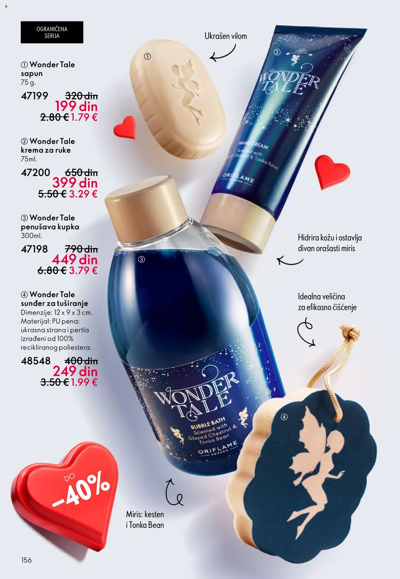 Oriflame katalog - važi od 28.01.2026 | Strana: 156 | Proizvode: Miris, Krema, Krema za ruke, Sapun