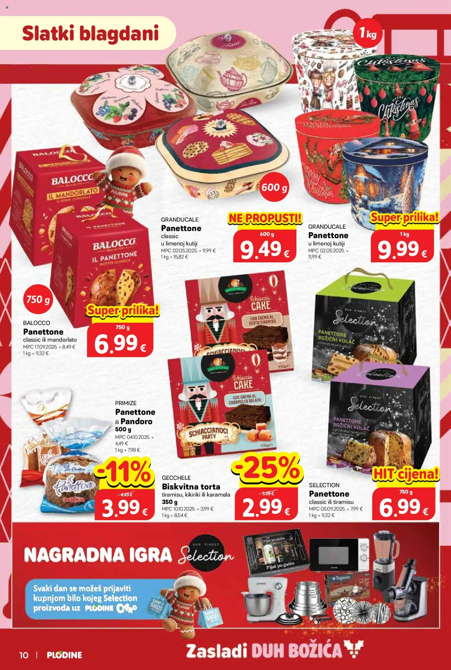 Plodine katalog | vrijedi od 26.11.2025 | Stranica: 10 | Proizvodi: Kikiriki, Karamela, Igra, Torta