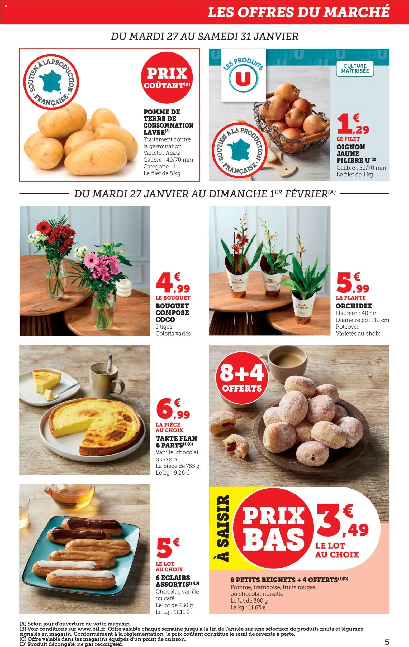 {H1} | Page: 5 | Produits: Pomme, Pomme de terre, Café, Chocolat