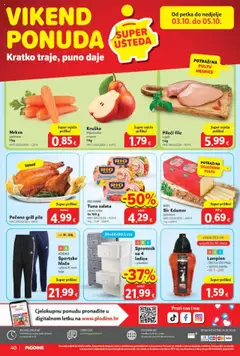 Katalog Plodine - Pregled kataloga iz trgovine Plodine, vrijedi od 01.10.2025 | Stranica: 40 | Proizvodi: Rio Mare, Pileći file, Mrkva, Lampion