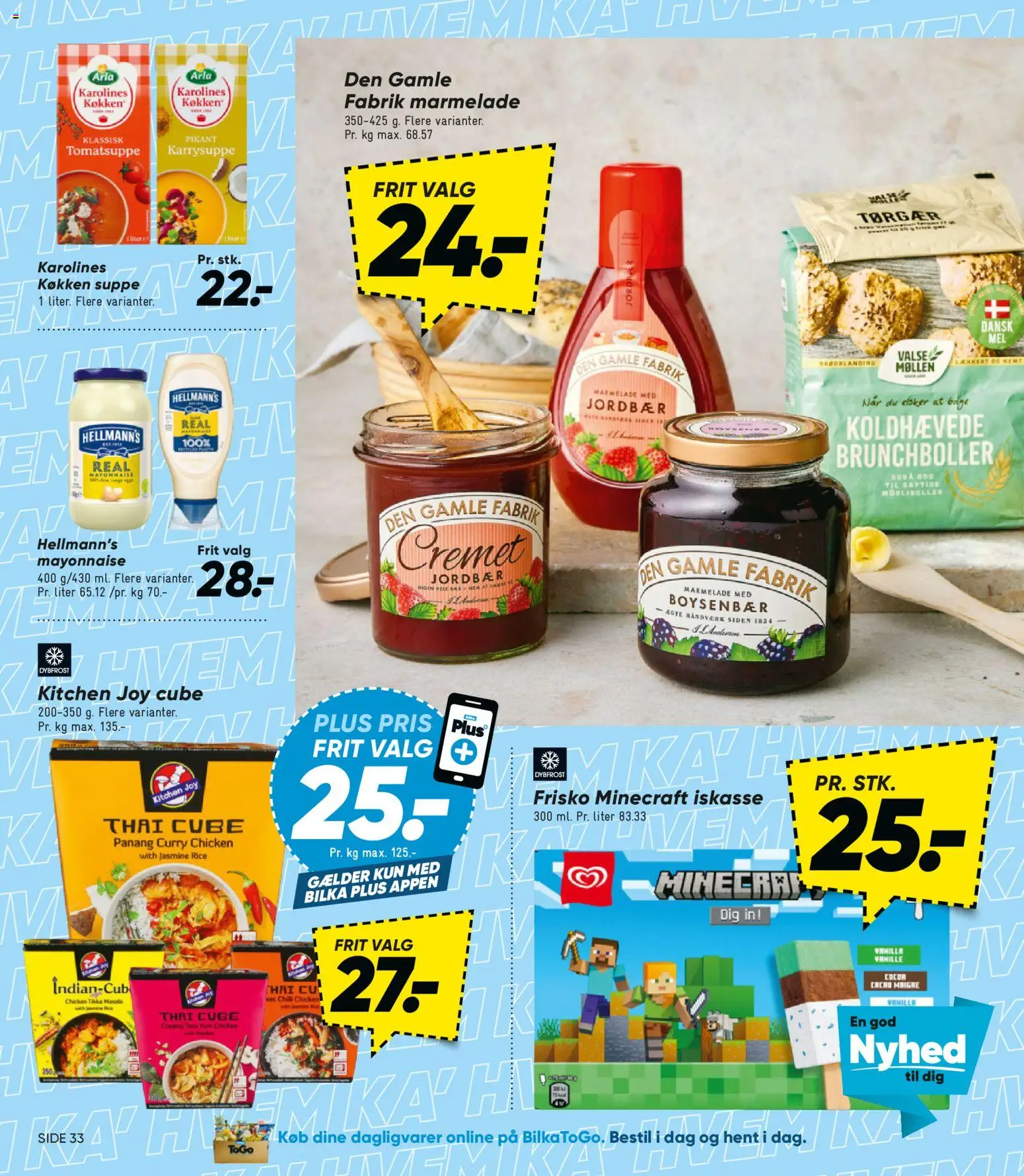 Bilka tilbudsavis – gyldig fra 01.01.2026 | Side: 28 | Produkter: Jordbær, Marmelade, Suppe