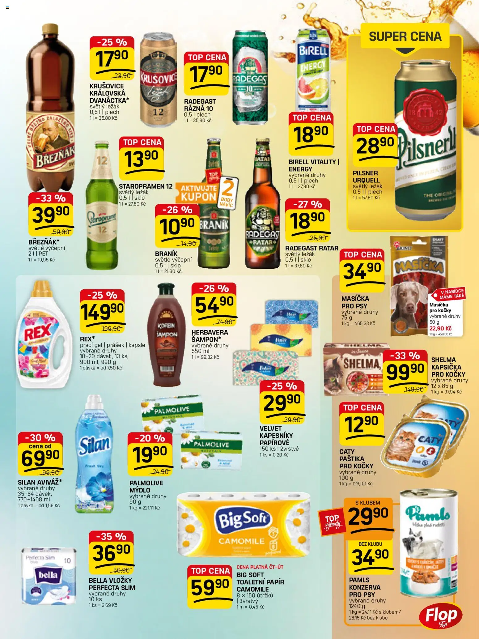 Flop leták - FlopTop od 08.04.2026 | Strana: 11 | Produkty: Plech, Radegast Ratar, Braník, Paštika