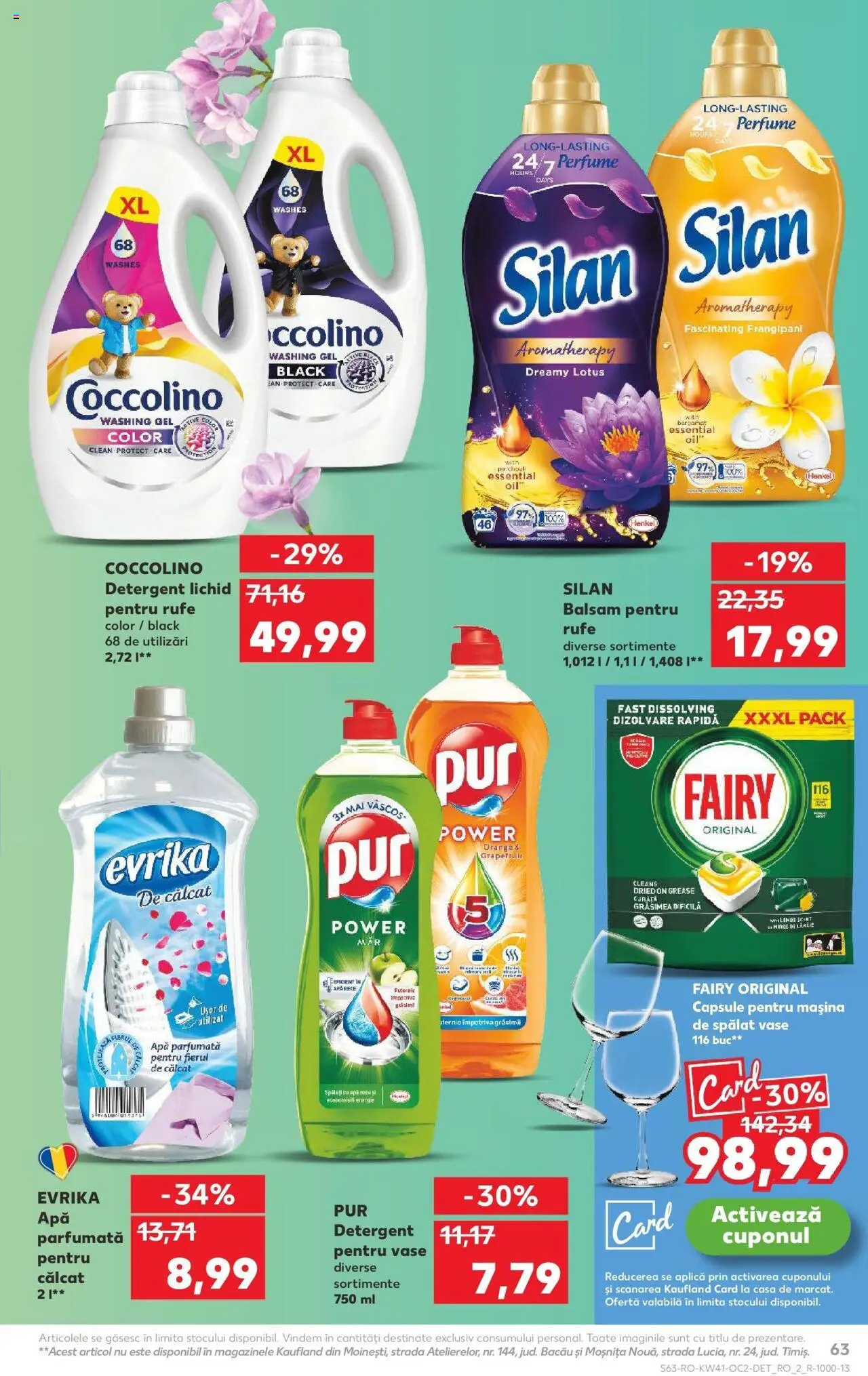 Noul catalog Kaufland – valabil de la 08.10.2025 | Pagină: 63 | Produse: Mașină De Spălat, Mașină De Spălat Vase, Balsam, Detergent
