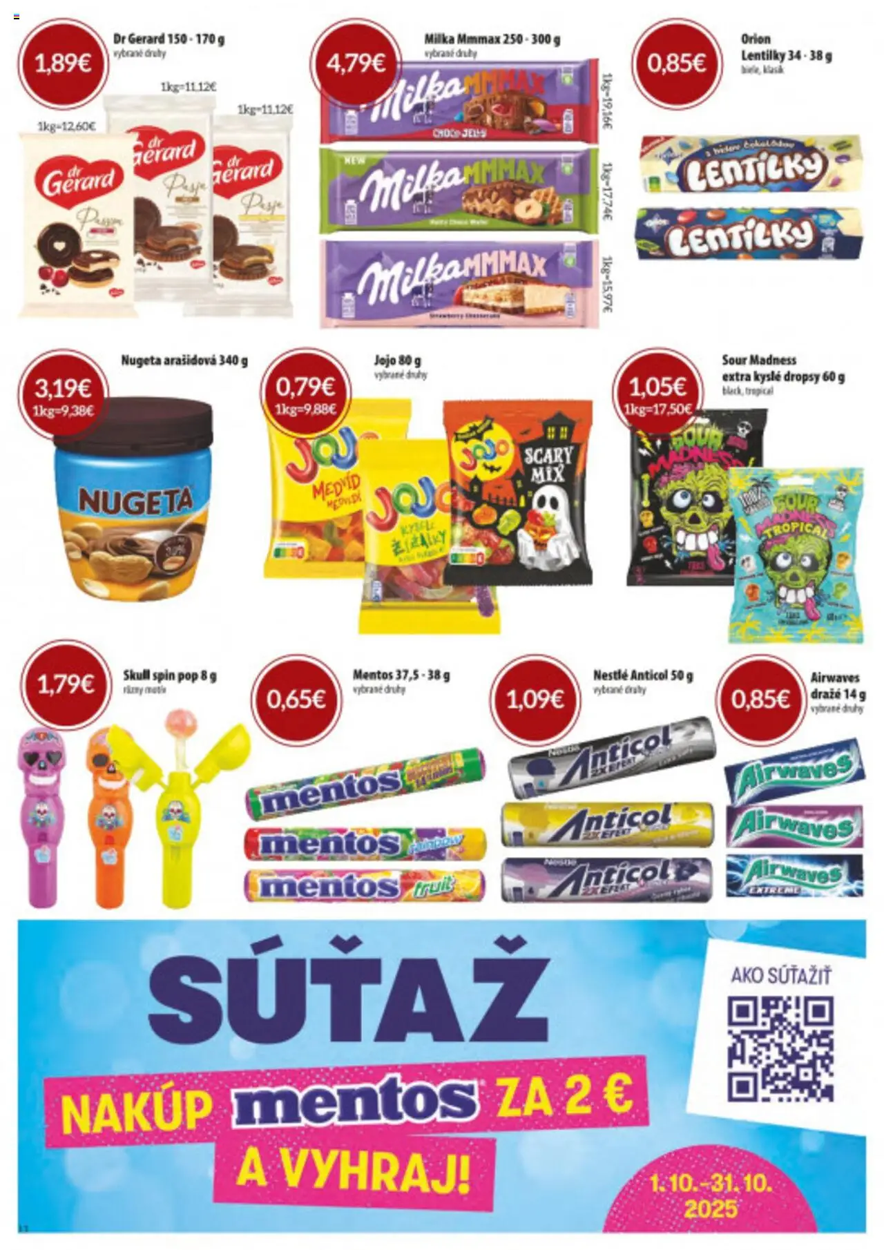 Nové CBA Verex akcie – leták je platný od 02.10.2025 | Strana: 13 | Produkty: Milka