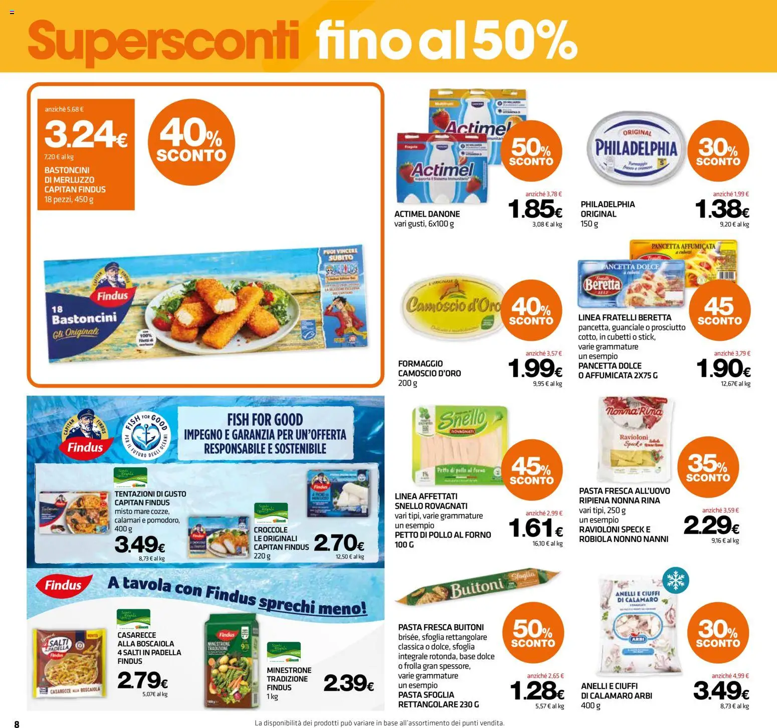 Volantino Superconti del 12.03.2026 | Pagina: 8 | Prodotti: Speck, Petto di Pollo, Pasta sfoglia, Robiola