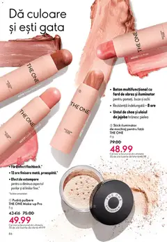 Ofertele Oriflame valabile de la 25.03.2026 | Pagină: 86 | Produse: Machiaj, Pudră, Iluminator