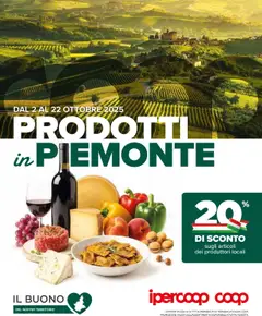 Anteprima del volantino Ipercoop Prodotti in Piemonte catalogo valido a partire dal 02.10.2025