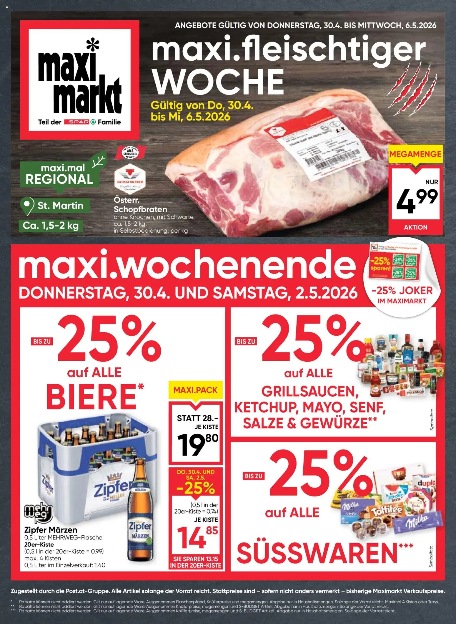 Maximarkt Flugblatt gültig ab 30.04.2026 | Seite: 1 | Produkte: Gewürze