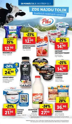 Lidl leták od 21.07.2025 | Strana: 14 | Produkty: Kefír, Parenica, Smetana, Pomazánka