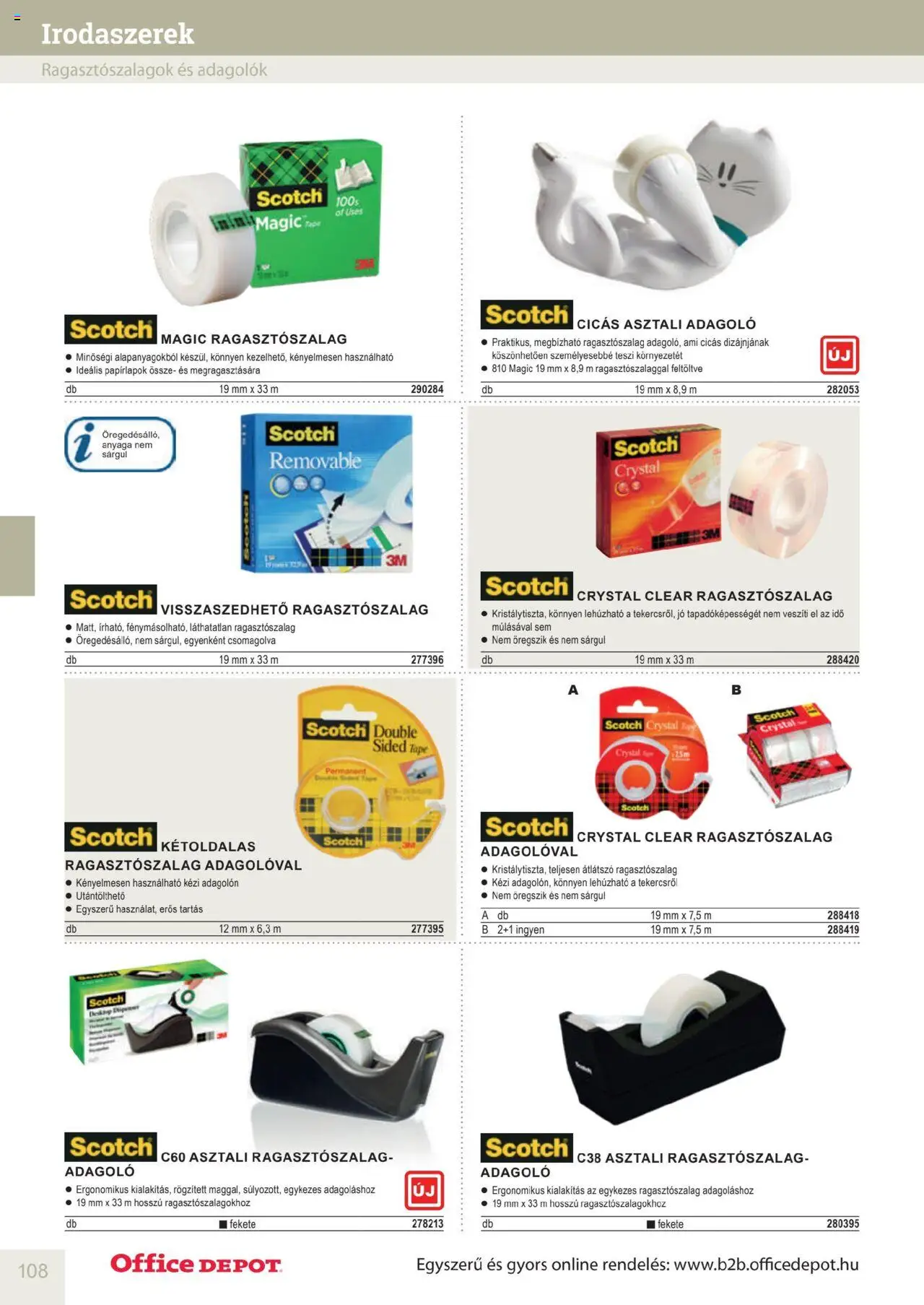 Office Depot akciós ujság - amely érvényes a következő dátumtól: 10.04.2025 | Oldal: 108