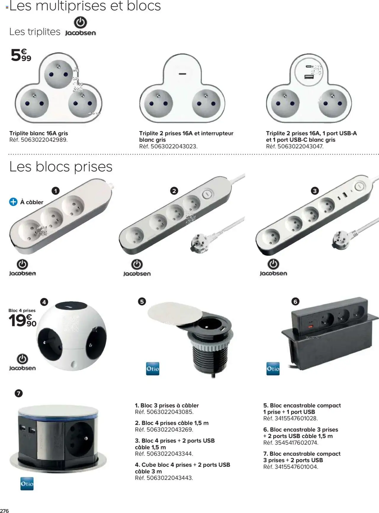 {H1} | Page: 276 | Produits: Câble, USB, Interrupteur, Prise