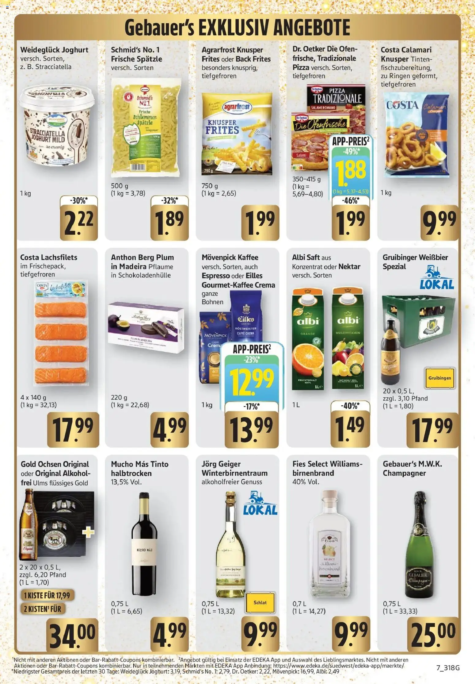 Edeka prospekt Geislingen	 – gültig ab 08.12.2025 | Seite: 7 | Produkte: Ofen, Ofenfrische, Movenpick kaffee, Saft