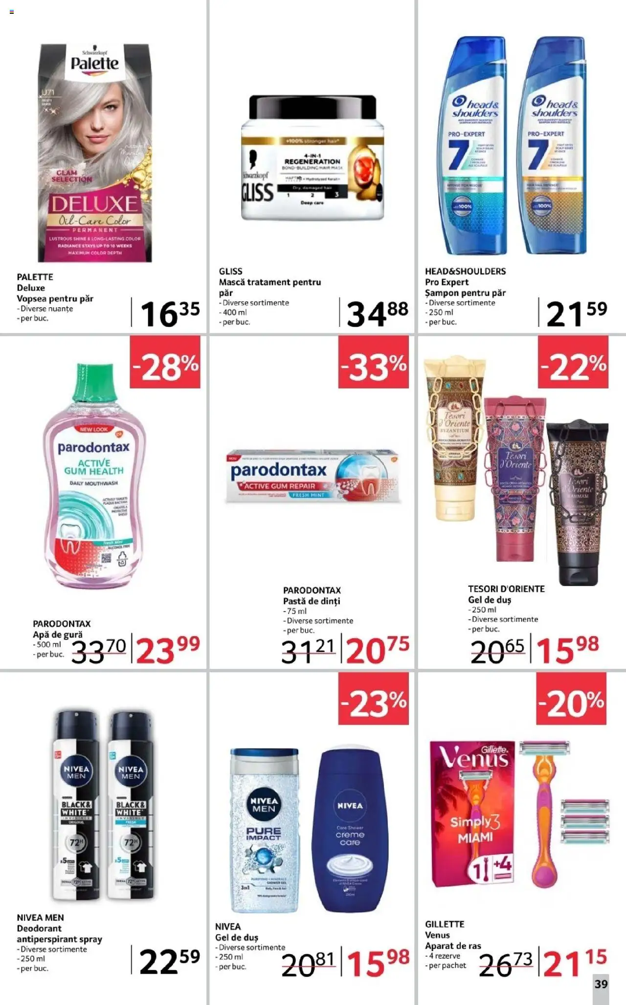 Noul catalog Selgros – valabil de la 17.10.2025 | Pagină: 39 | Produse: Vopsea, Pastă de dinți, Apă de gură, Apă
