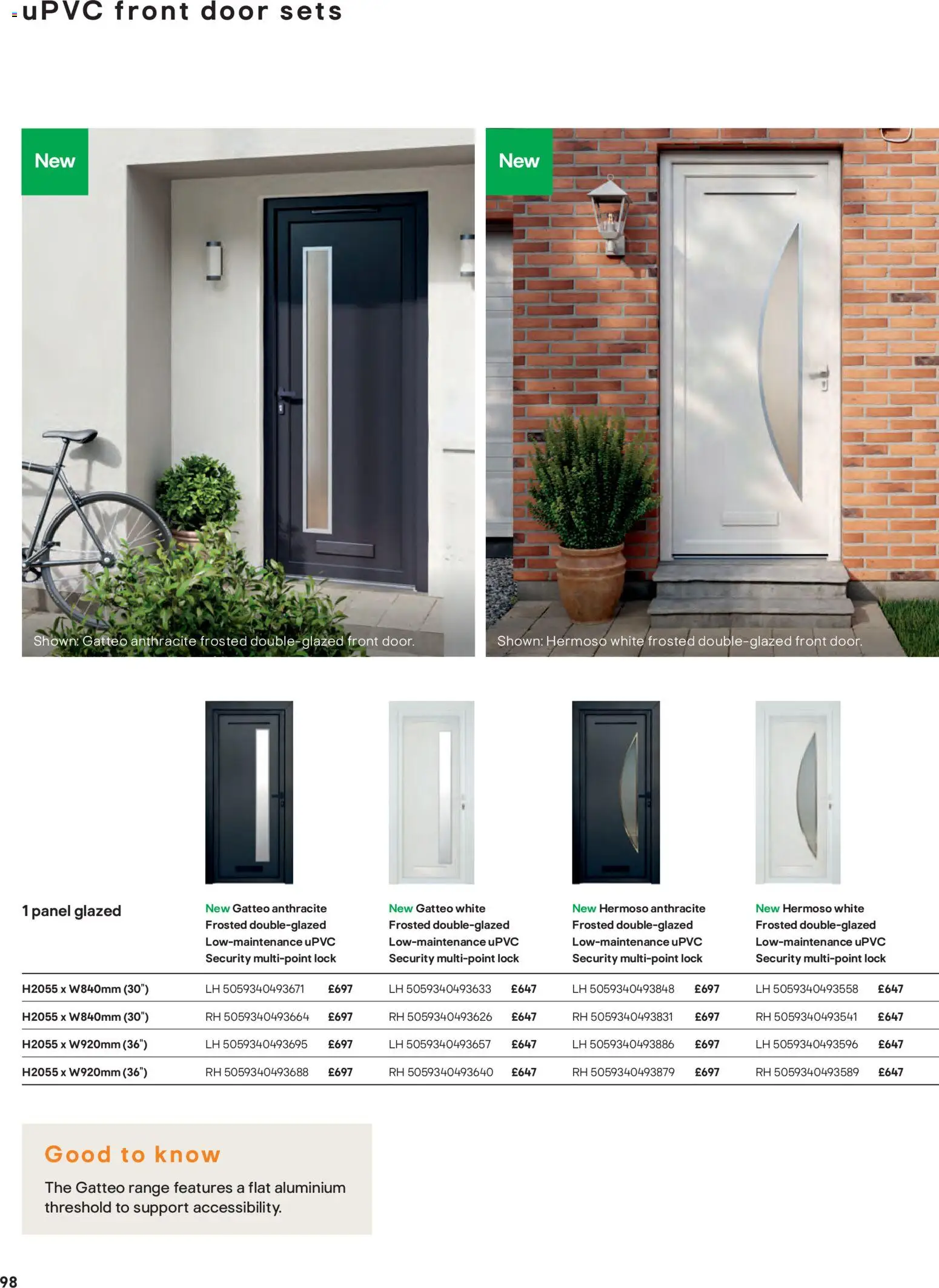 {H1} | Page: 98 | Products: Door