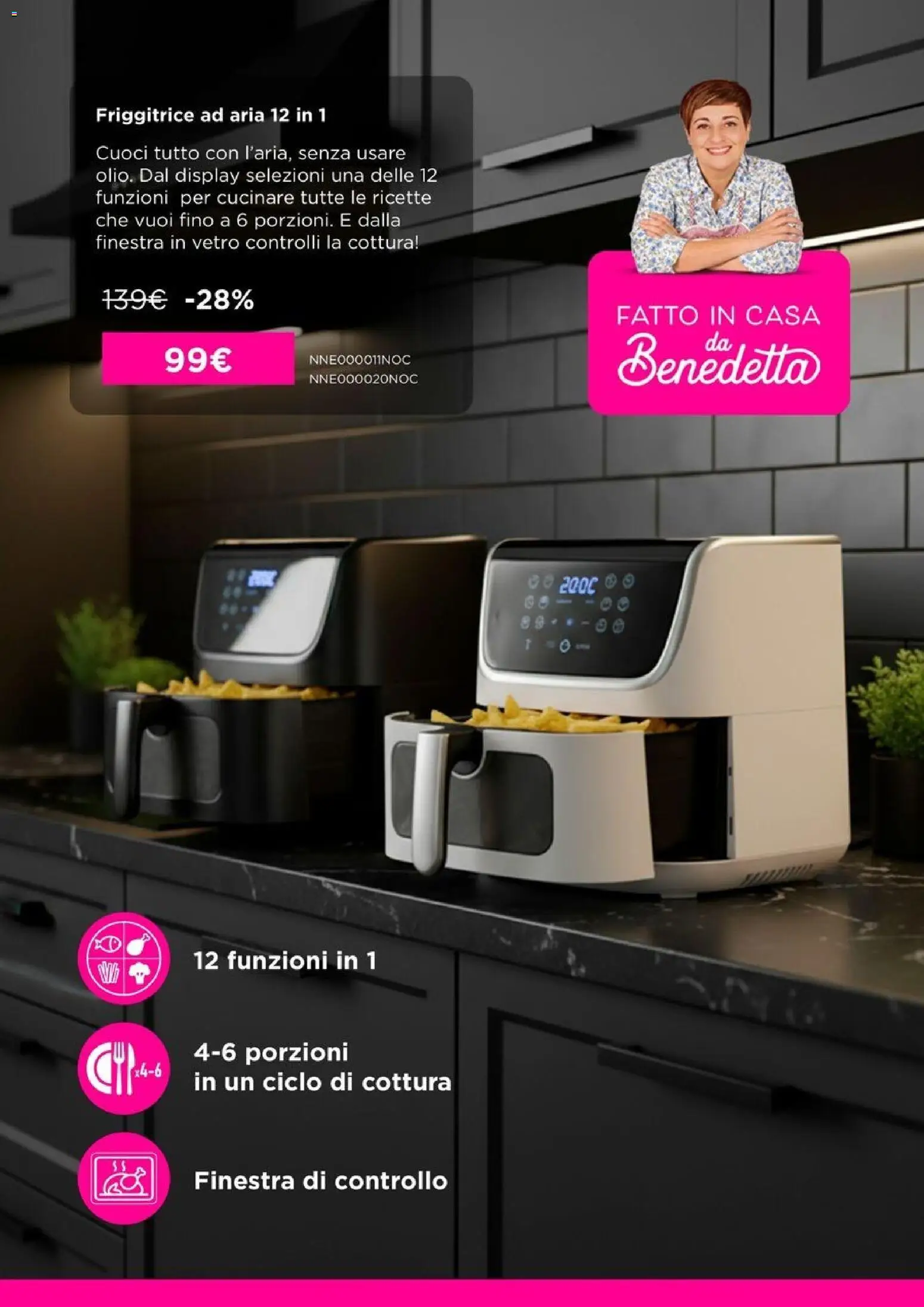 Volantino Kasanova del 11.11.2025 | Pagina: 3 | Prodotti: Friggitrice ad aria, Friggitrice