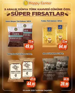 05.12.2025 tarihinden itibaren geçerli olan Happy Center kataloğu önizlemesi