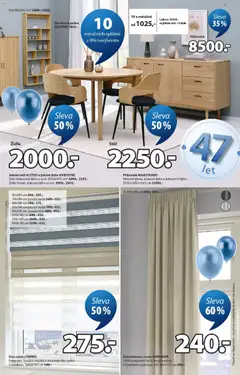 Náhled letáku JYSK leták od 11.03.2026 | Strana: 7 | Produkty: Polštáře, Křeslo, Konferenční stolek, Stůl