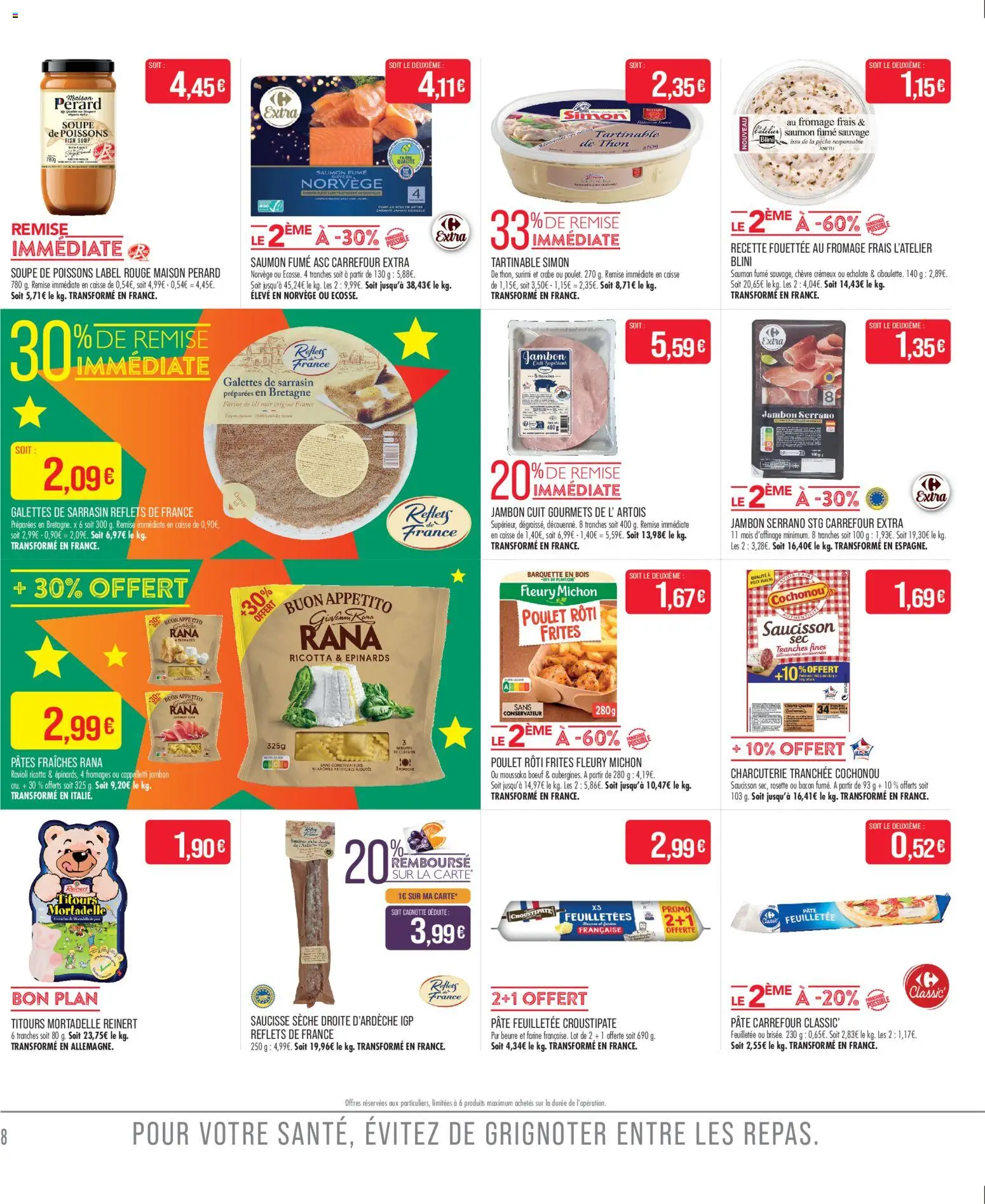 {H1} | Page: 10 | Produits: Saucisson, Fromage, Saucisse, Pâtes