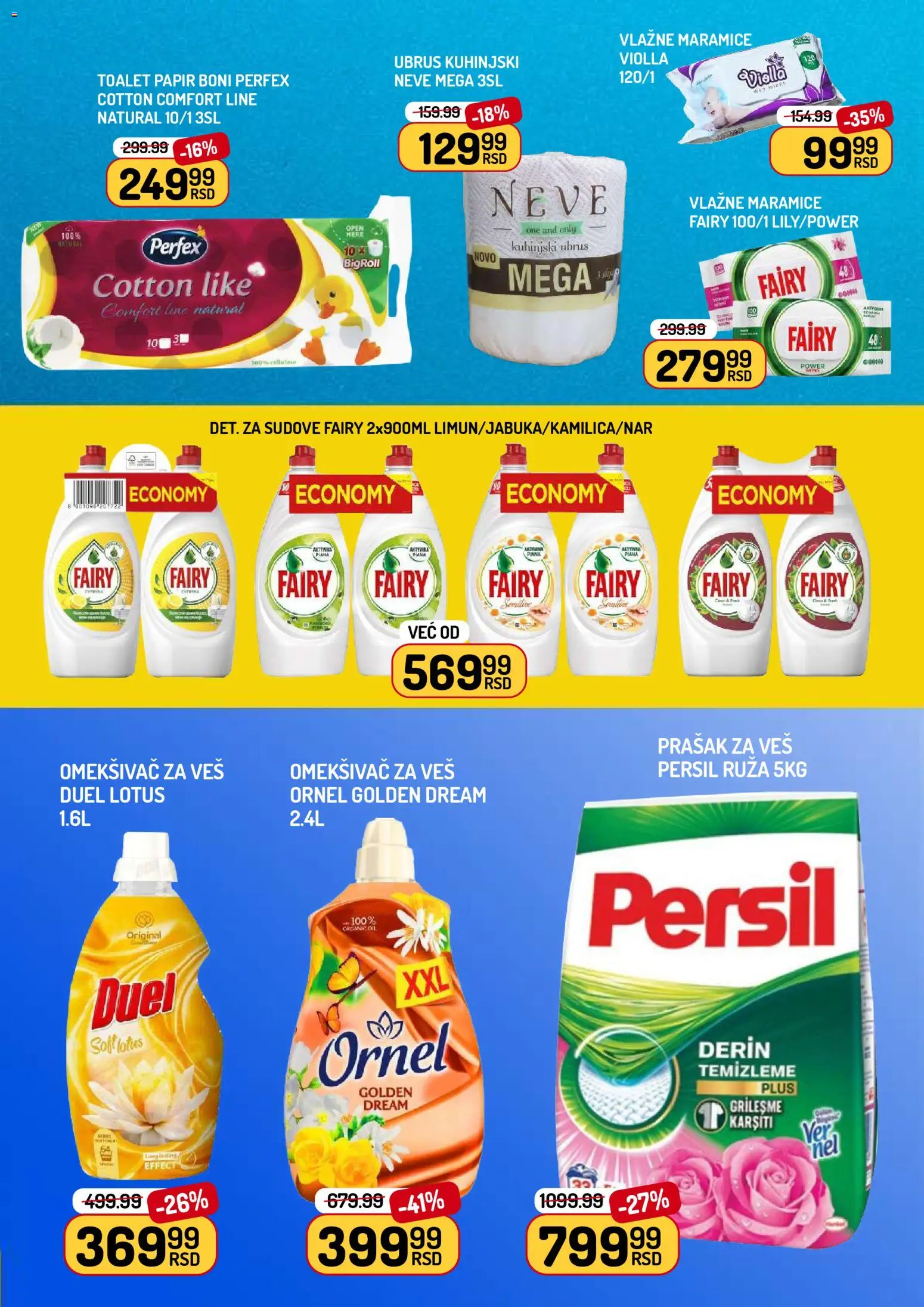 Aman katalog - važi od 17.04.2026 | Strana: 15 | Proizvode: Toalet papir, Ubrus, Prašak za veš, Omekšivač za veš