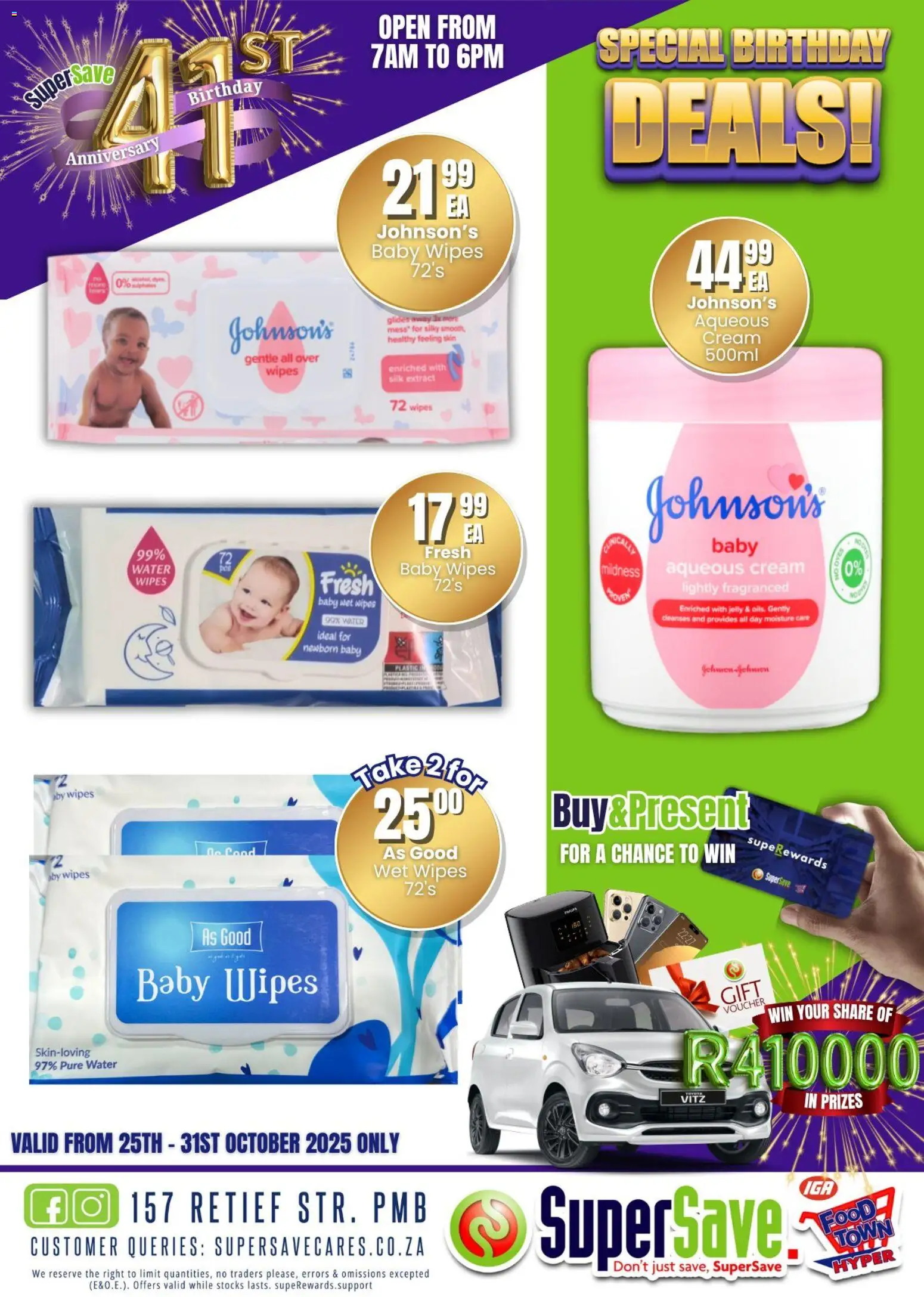 New Super Save catalogue – valid from 25.10.2025 | Page: 37 | Products: Cream, Water
