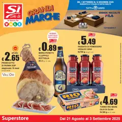 Anteprima del volantino Sì con Te Superstore catalogo valido a partire dal 21.08.2025