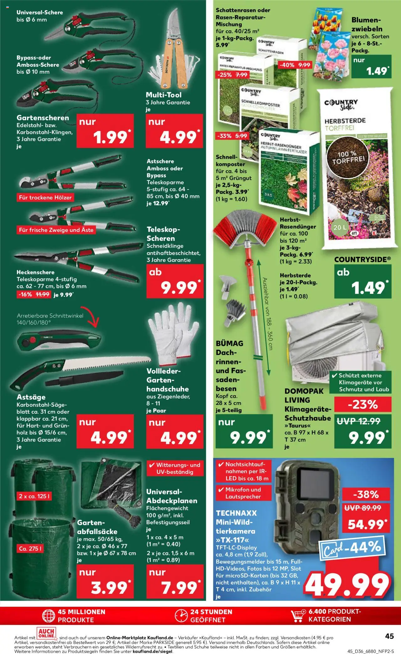 Kaufland prospekt Völklingen	 – gültig ab 07.09.2025 | Seite: 45 | Produkte: Lautsprecher, Blumen, Zwiebeln, Handschuhe