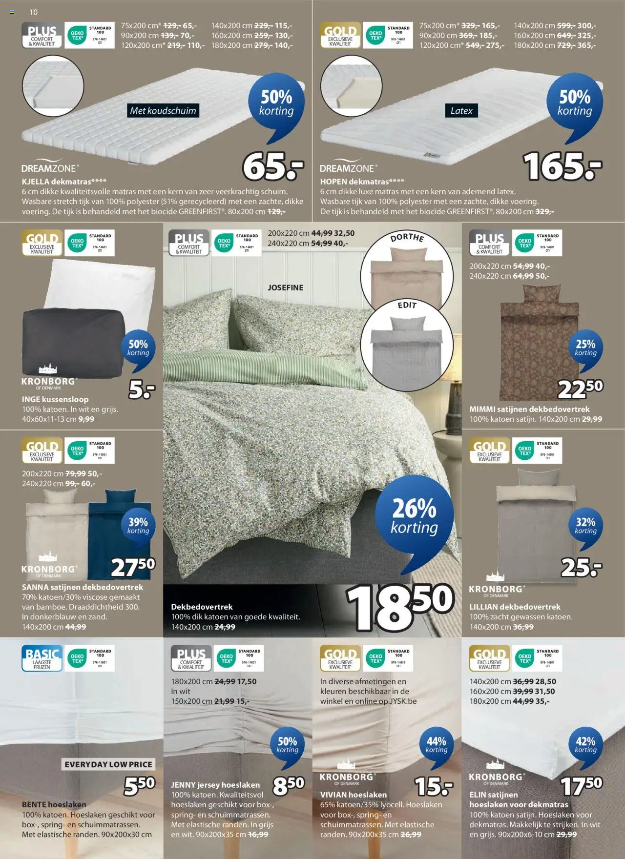  | Pagina: 10 | Producten: Matras, Box