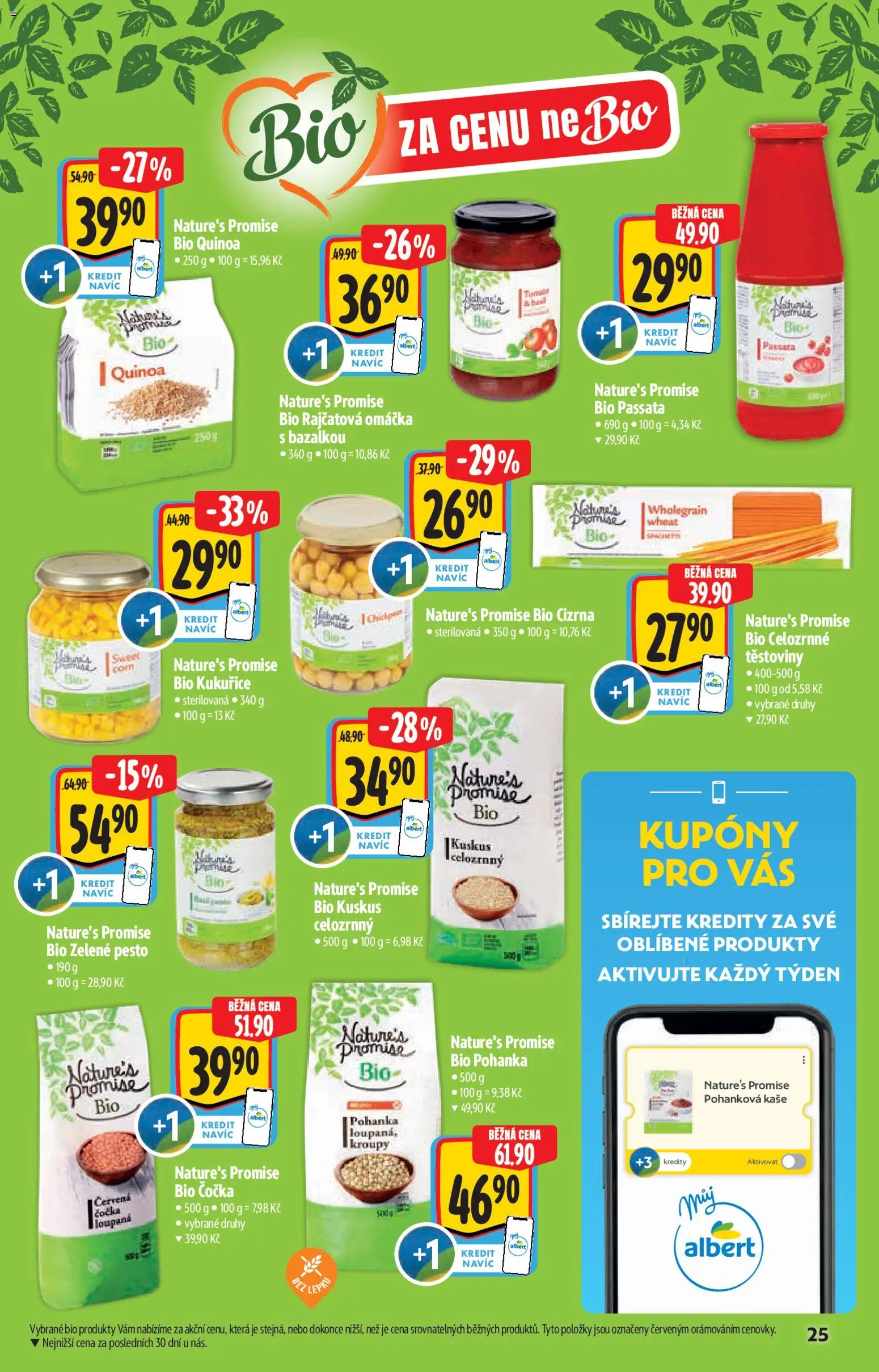 Albert katalog - Supermarket od 14.01.2026 | Strana: 25 | Produkty: Těstoviny, Passata, Pohanka, Cizrna