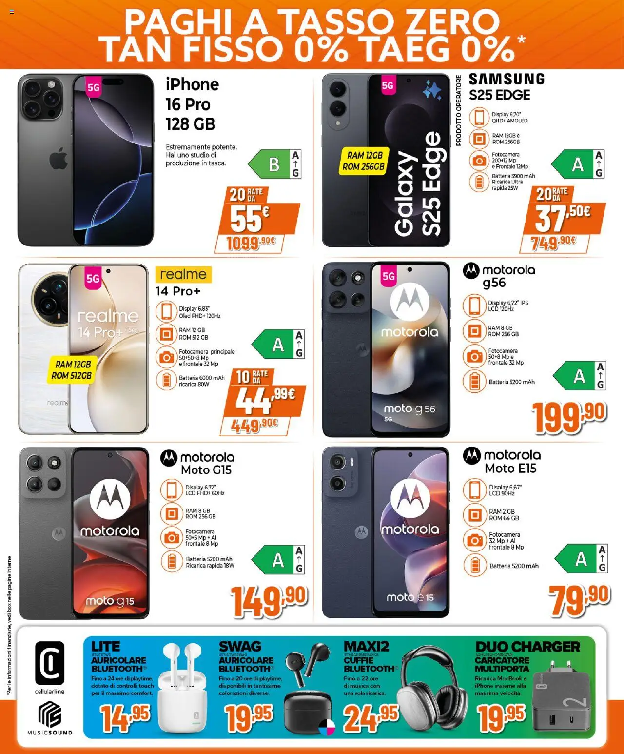 Volantino Expert del 25.09.2025 | Pagina: 4 | Prodotti: Iphone, Fotocamera, Batteria, Samsung