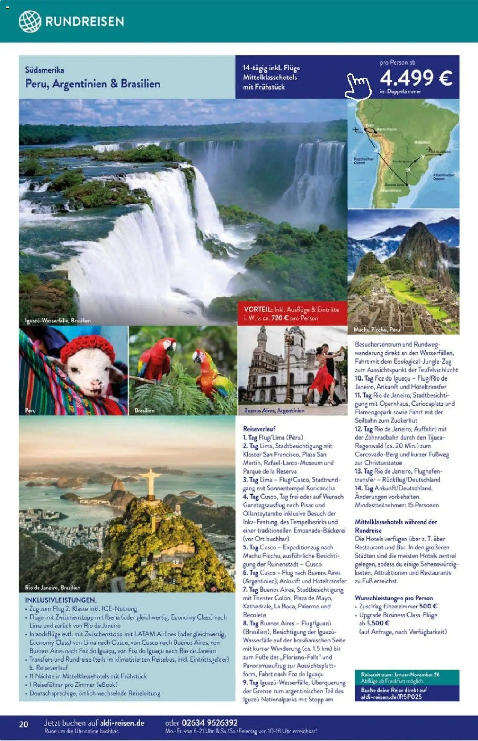 Aldi Süd Reisemagazin November 2025 – gültig ab 01.11.2025 | Seite: 20