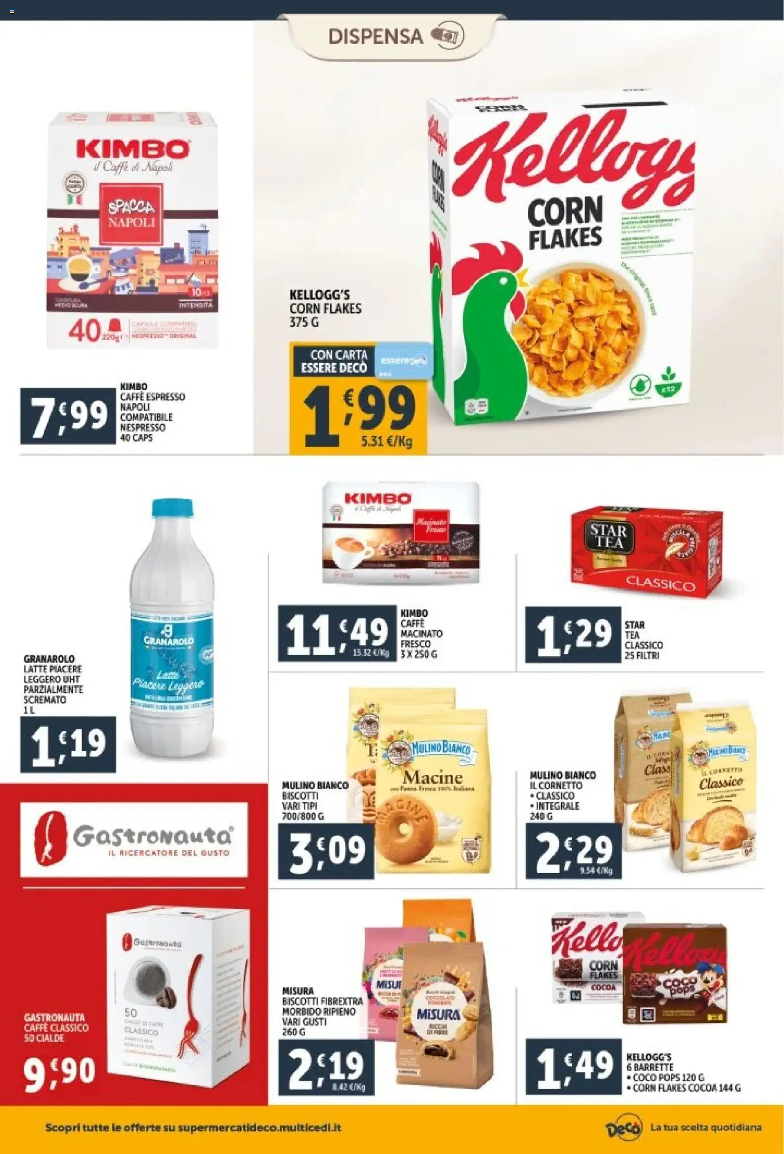 Volantino Decò del 29.12.2025 | Pagina: 16 | Prodotti: Cornetto, Biscotti, Latte, Macinato