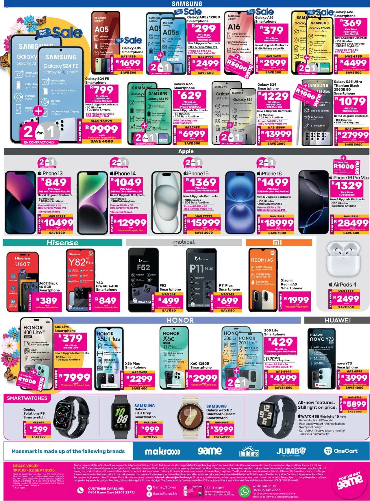 Game Specials │ valid from 19.08.2025 | Page: 12 | Products: Data, Smartwatch, Charger, Cream