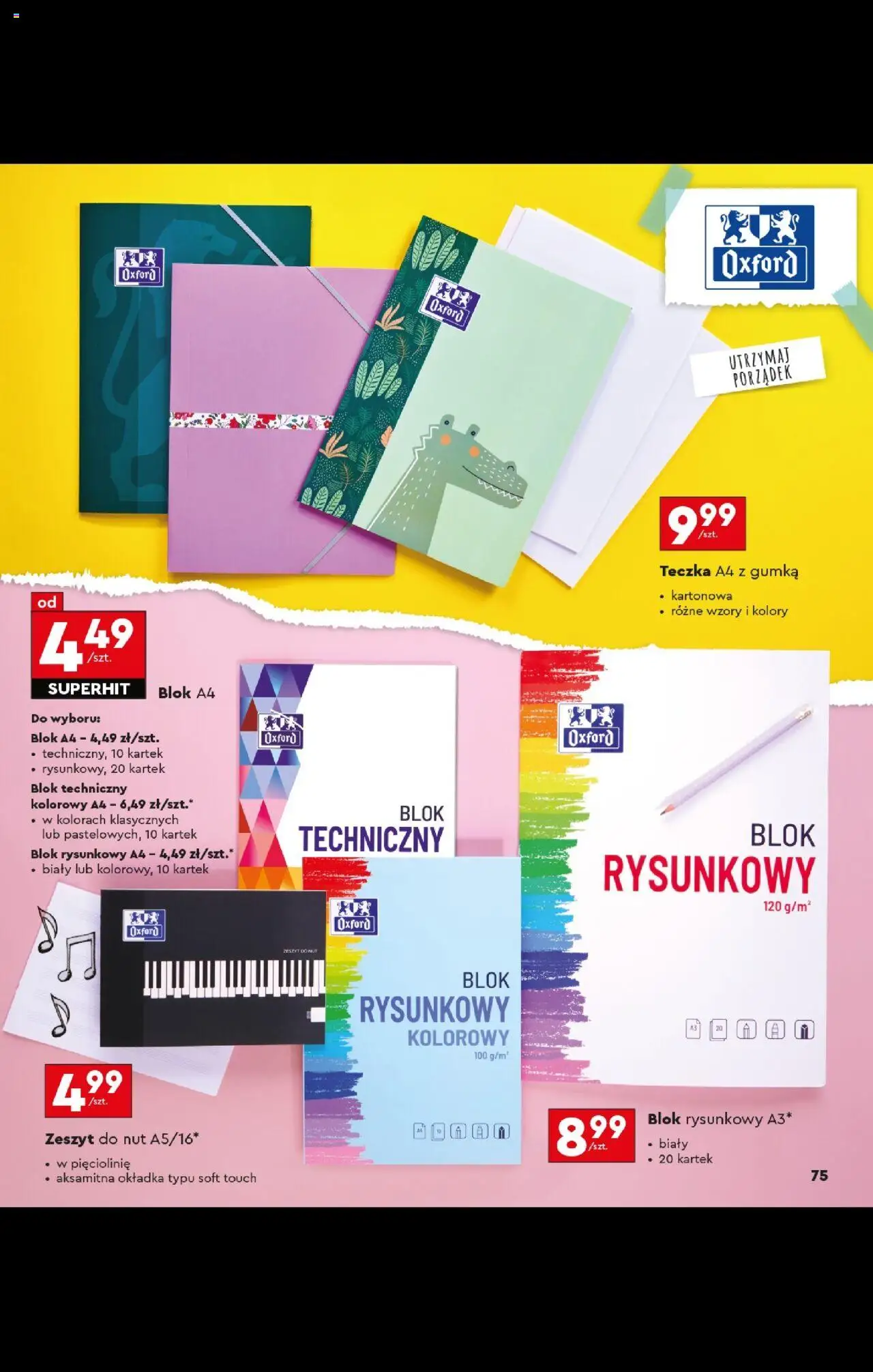 Biedronka - Szkoła od 28.07.2025 | Strona: 77 | Produkty: Notebook, Zeszyt