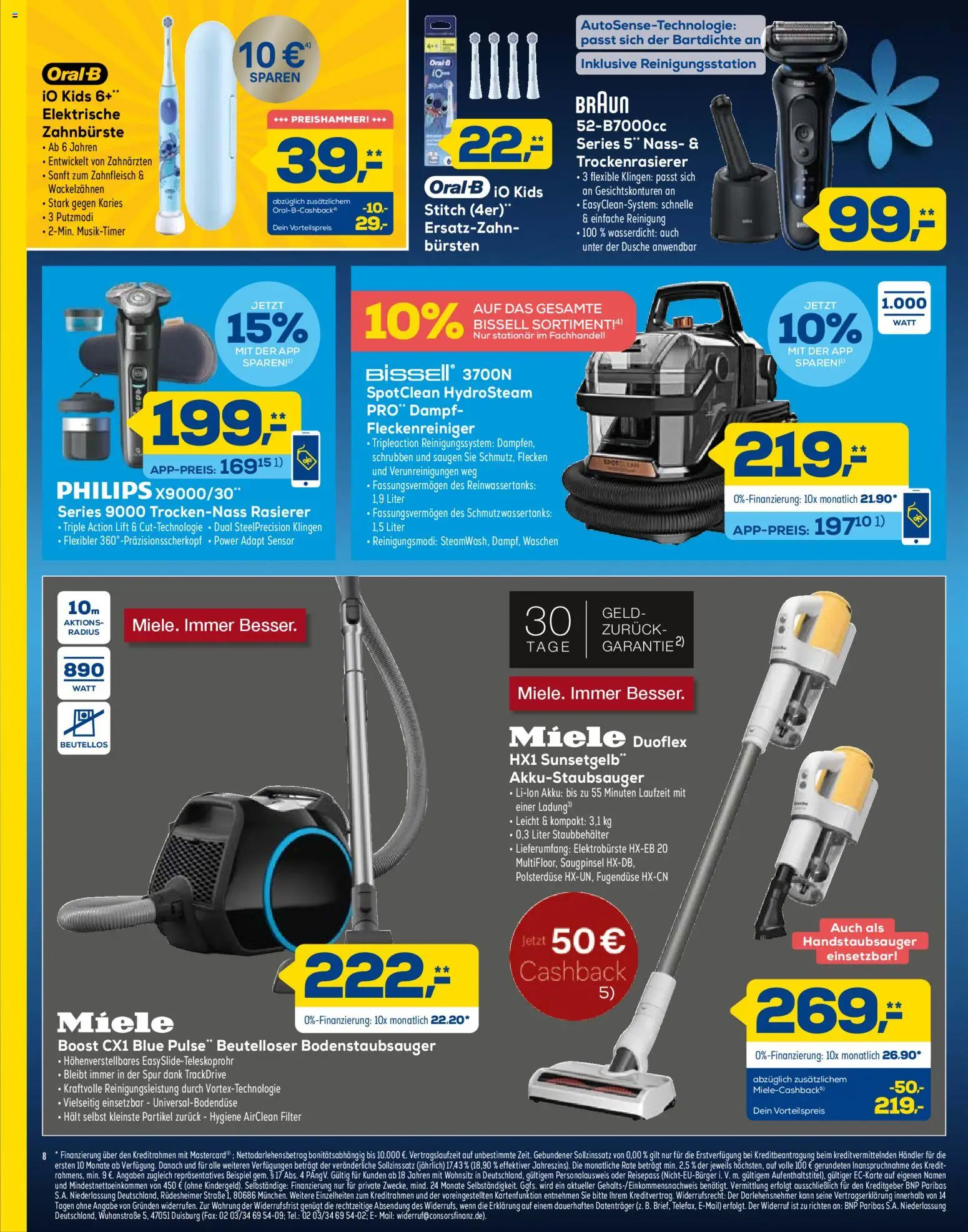 Euronics Prospekt 	 – gültig ab 25.04.2026 | Seite: 8 | Produkte: Philips, Rasierer, Dusche, Zahnbürste