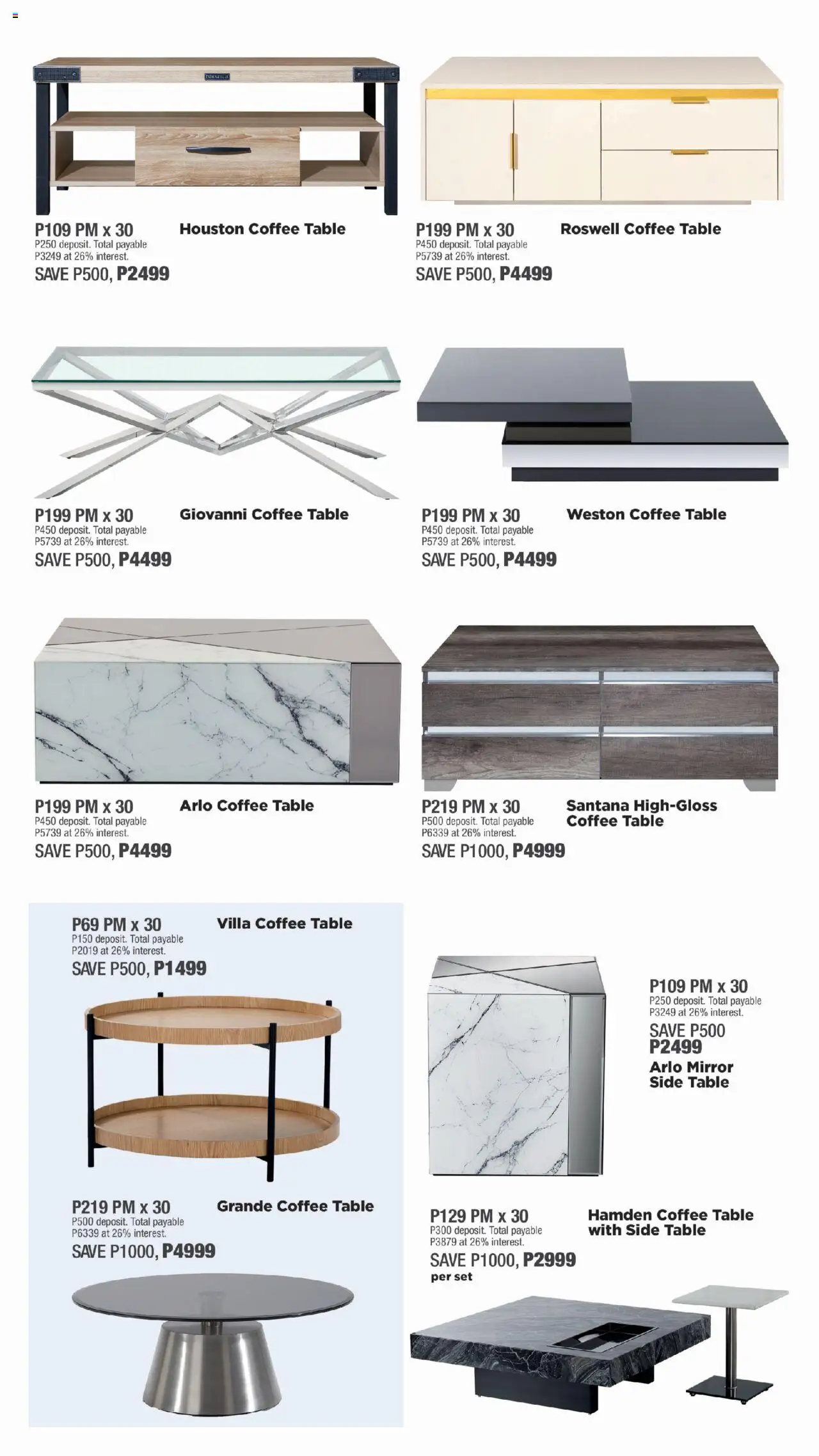 House and Home - Botswana Catalogue │ valid from 09.06.2025 | Page: 8 | Products: Side table, Table, Mirror, Coffee